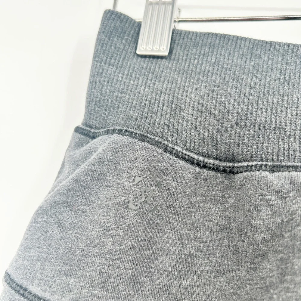 Lululemon Mens Heathered‎ Black Cross Cut Tapered Athleisure Jogger Pants Size S